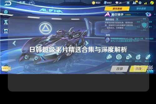 日韩超级毛片精选合集与深度解析