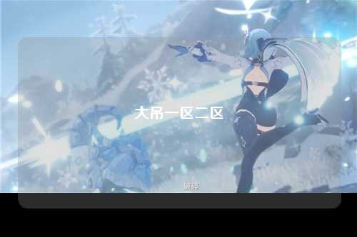 大吊一区二区