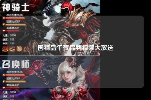 国精品午夜福利视频大放送